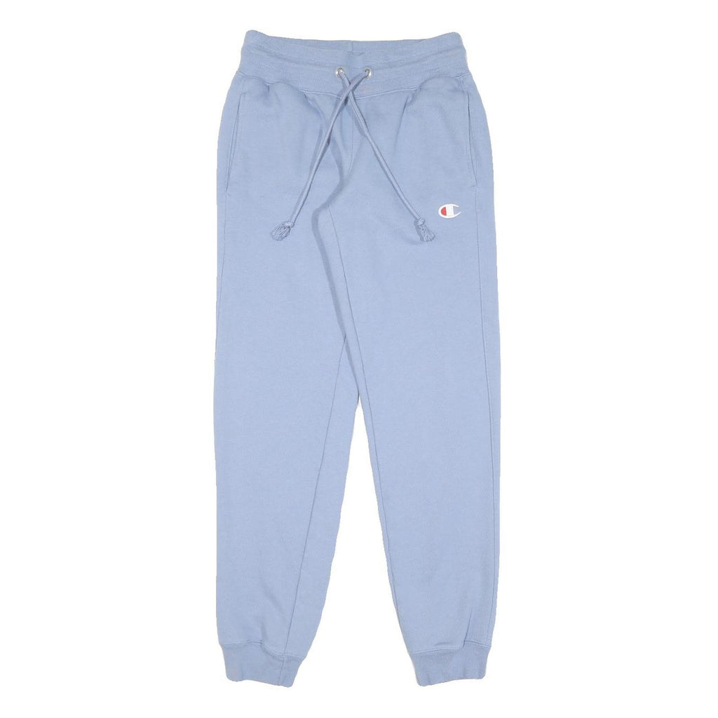 CHAMPION REVERSE WEAVE Womens Joggers Blue XS W26 L28 Cotton Drawstring Logo
