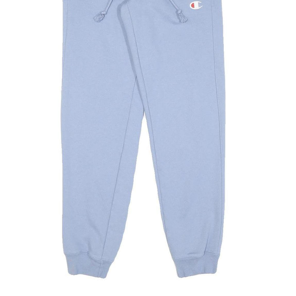 CHAMPION REVERSE WEAVE Womens Joggers Blue XS W26 L28 Cotton Drawstring Logo