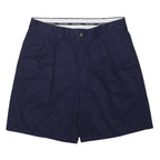 POLO GOLF Mens Shorts Navy Blue Casual M W34 Smart Cotton Blend