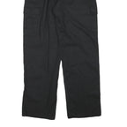 DICKIES Mens Cotton Blend Black Regular Cargo Trousers W33 L32 Workwear Utility