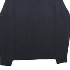 NAUTICA Mens Navy Blue Cotton Patterned V-Neck Basic Knit Jumper M Casual