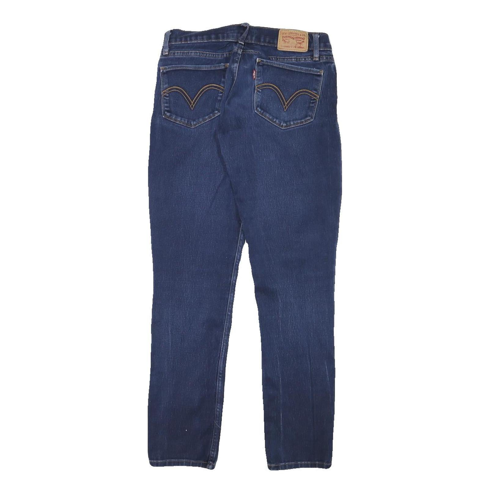 LEVI'S Womens Slim Blue Jeans Denim Medium W28 L29 Classic Zip Pocket