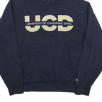 BLUE 84 Mens Navy University Of California Davis Pullover Hoodie M Cotton Blend