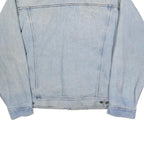 WRANGLER Mens Blue Denim Jacket XL Cotton Button Closure Classic Fit Casual