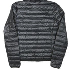 ADIDAS Womens Black Lightweight Hooded Zip Jacket XS Polyester Blend Puffer