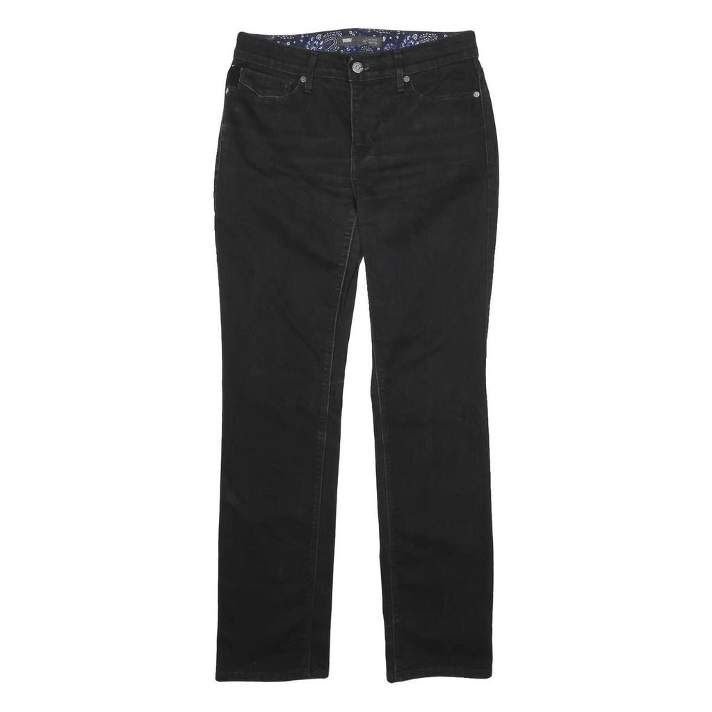 LEVI'S 525 Perfect Waist Womens Jeans Black Regular Straight Denim W29 L32