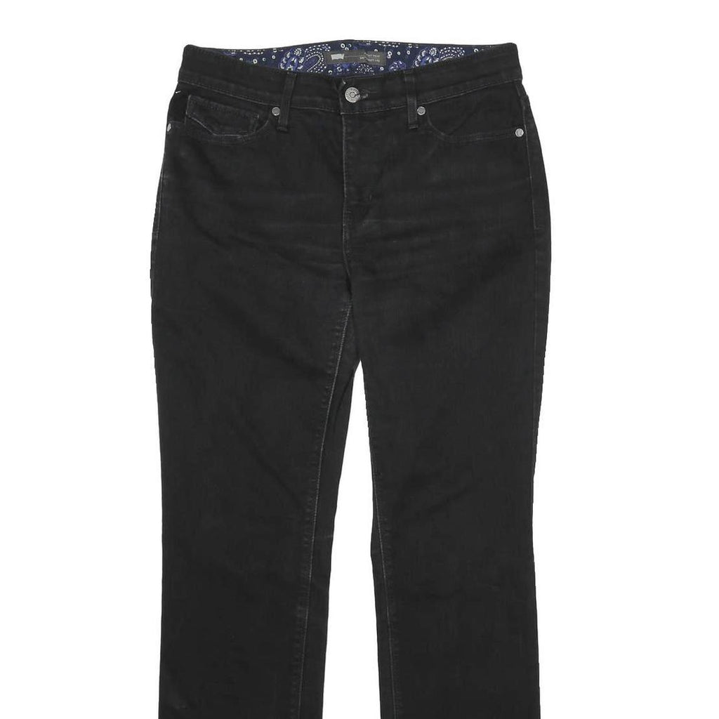 LEVI'S 525 Perfect Waist Womens Jeans Black Regular Straight Denim W29 L32