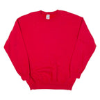 GILDAN Mens Sweatshirt Red L
