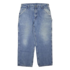 CARHARTT Mens Jeans Blue Regular Straight Denim Light W38 L30 Workwear