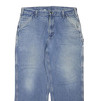 CARHARTT Mens Jeans Blue Regular Straight Denim Light W38 L30 Workwear
