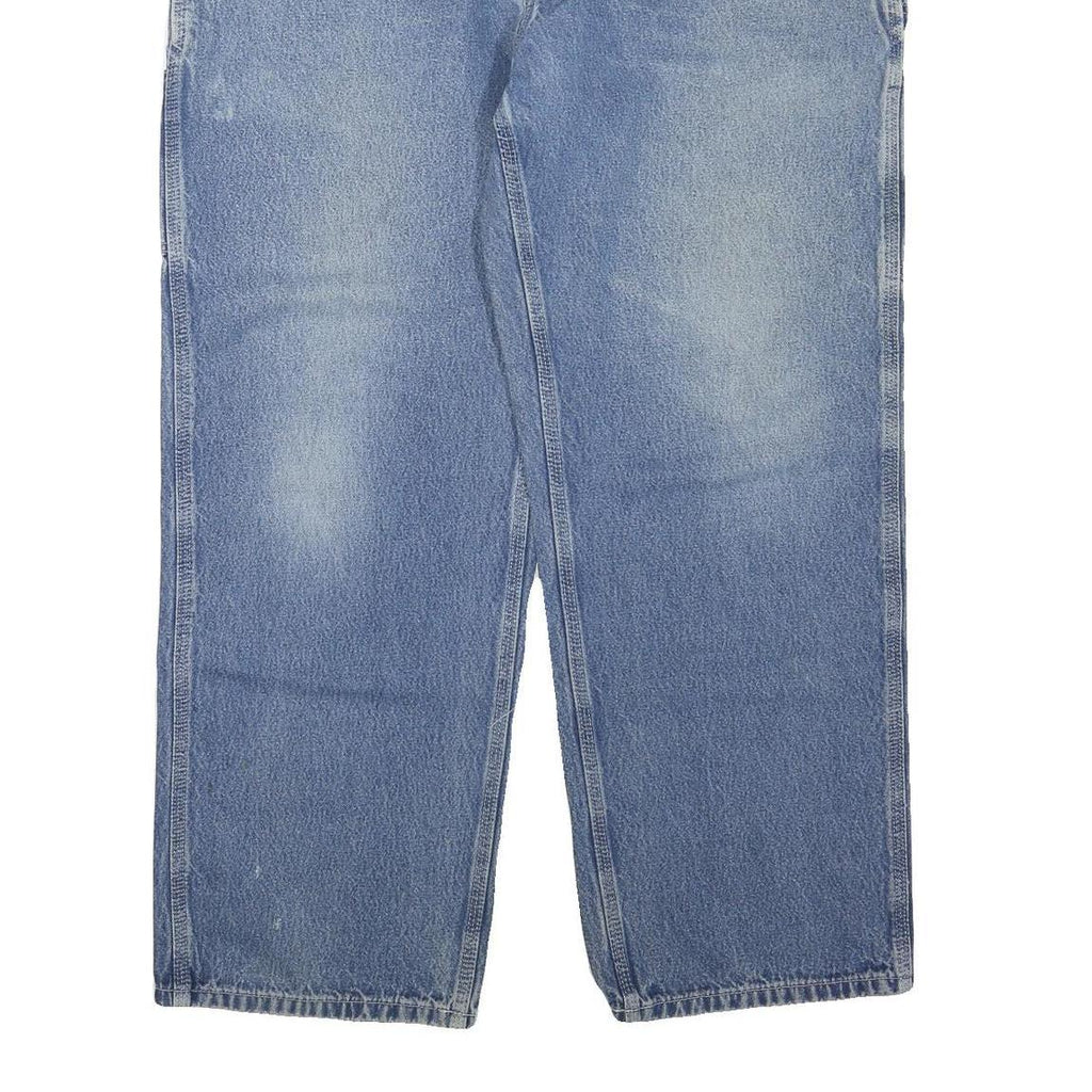 CARHARTT Mens Jeans Blue Regular Straight Denim Light W38 L30 Workwear