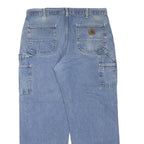 CARHARTT Mens Jeans Blue Regular Straight Denim Light W38 L30 Workwear