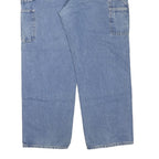 CARHARTT Mens Jeans Blue Regular Straight Denim Light W38 L30 Workwear