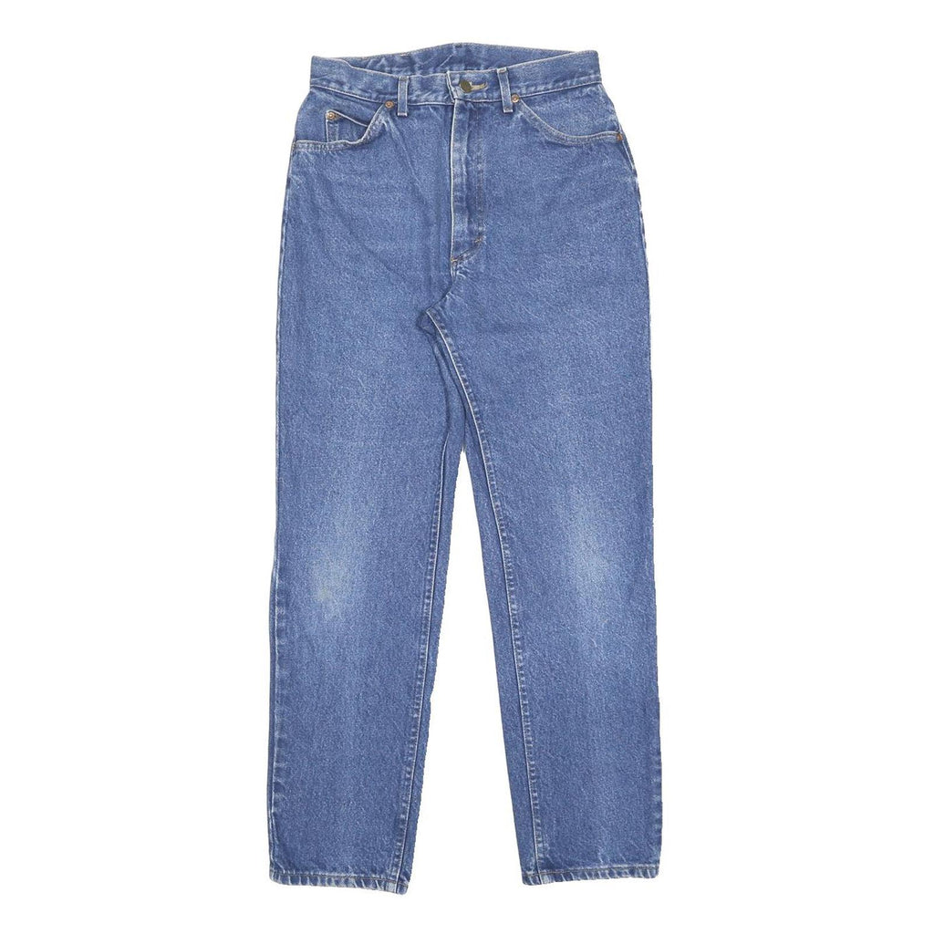 LEE Womens Jeans Blue Regular Straight Denim Medium W26 L28 Classic Fit Zip