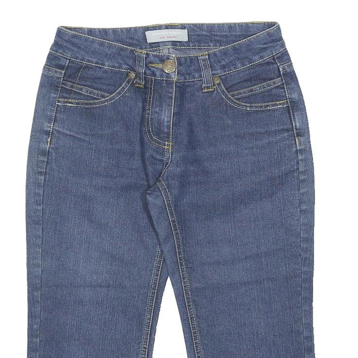 DOROTHY PERKINS Womens Jeans Blue Slim Straight Denim W26 L18 Stylish