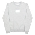 CALVIN KLEIN JEANS Boys Grey Sweatshirt Crew Neck 16Y Cotton Blend Pullover