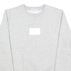 CALVIN KLEIN JEANS Boys Grey Sweatshirt Crew Neck 16Y Cotton Blend Pullover