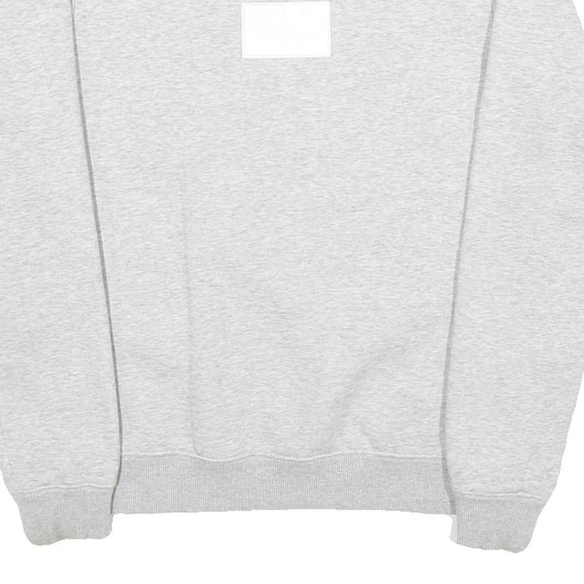 CALVIN KLEIN JEANS Boys Grey Sweatshirt Crew Neck 16Y Cotton Blend Pullover