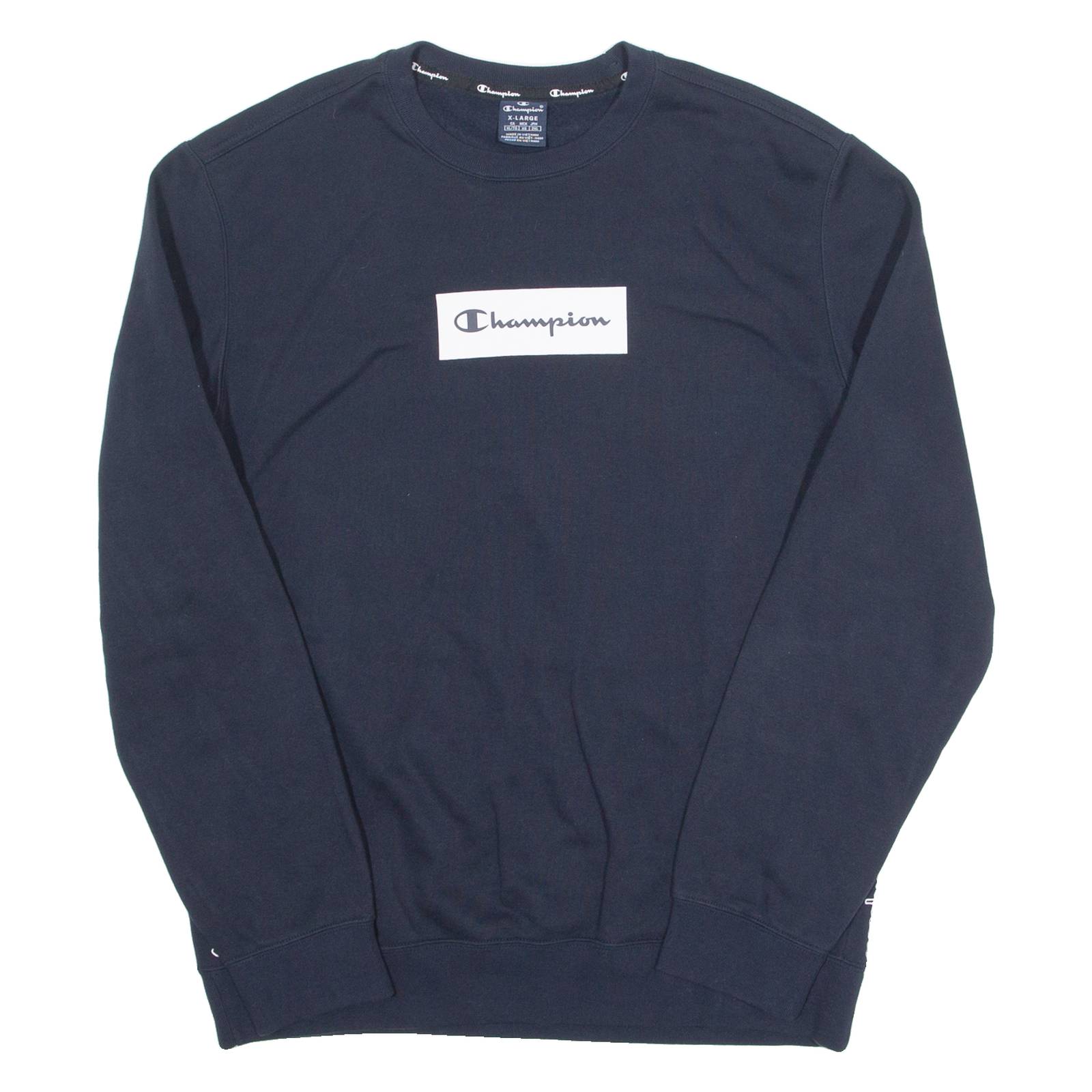 CHAMPION Mens Sweatshirt Blue XL