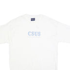 JANSPORT Mens White CSUS Graphic T-Shirt 2XL Short Sleeve Crew Neck Cotton Blend