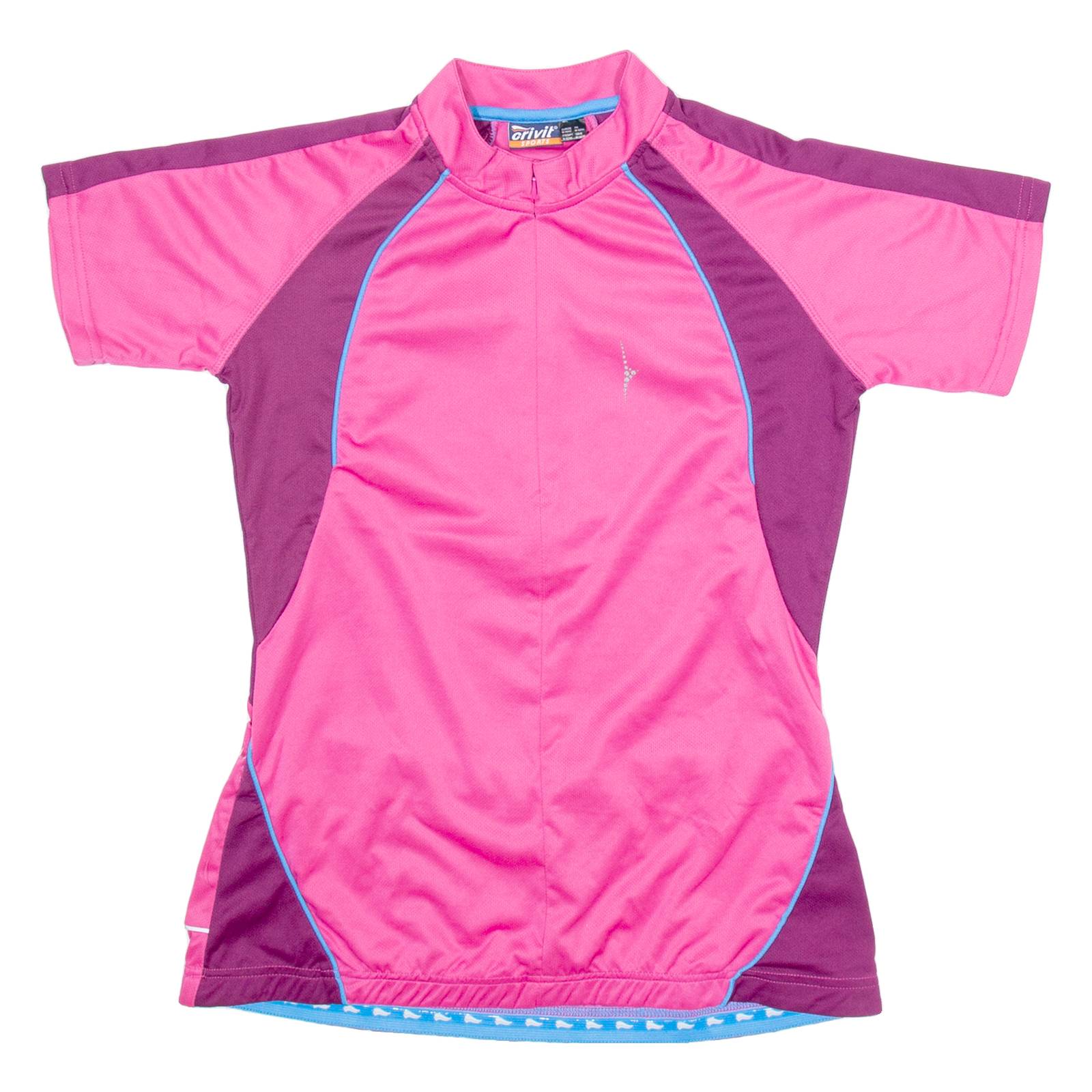 CRIVIT Cycling Mens Jersey Pink 1/2 Zip M