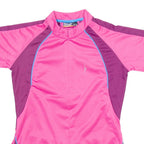 CRIVIT Cycling Mens Jersey Pink 1/2 Zip M