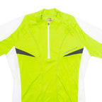 CROSSWAVE Cycling Mens Jersey Green 1/4 Zip M