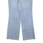 7 FOR ALL MANKIND Womens Light Blue Regular Fit Flared Denim W34 L28 Cotton