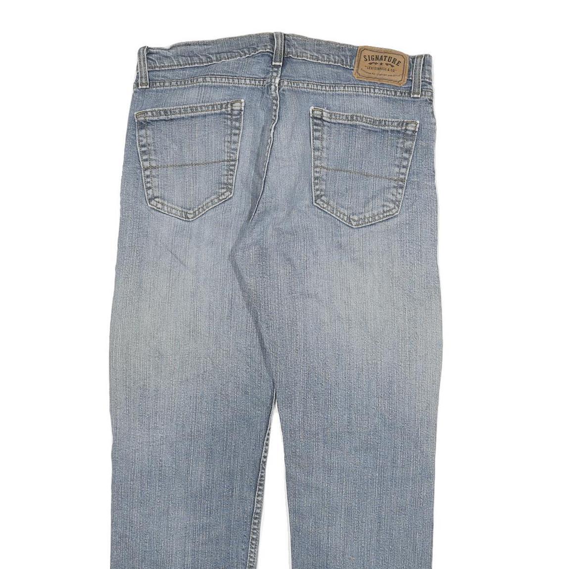 LEVI'S Mens Regular Fit Light Blue Denim Jeans W32 L29 Zip Closure Classic Style