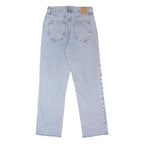 ZARA Womens Classic Light Blue Denim Jeans W28 L29 Slim Fit Cotton Blend Zip