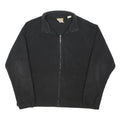 TIMBERLAND Mens Black Zip Jacket XL Polyester Blend Plain Casual Outdoor Warm