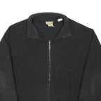 TIMBERLAND Mens Black Zip Jacket XL Polyester Blend Plain Casual Outdoor Warm