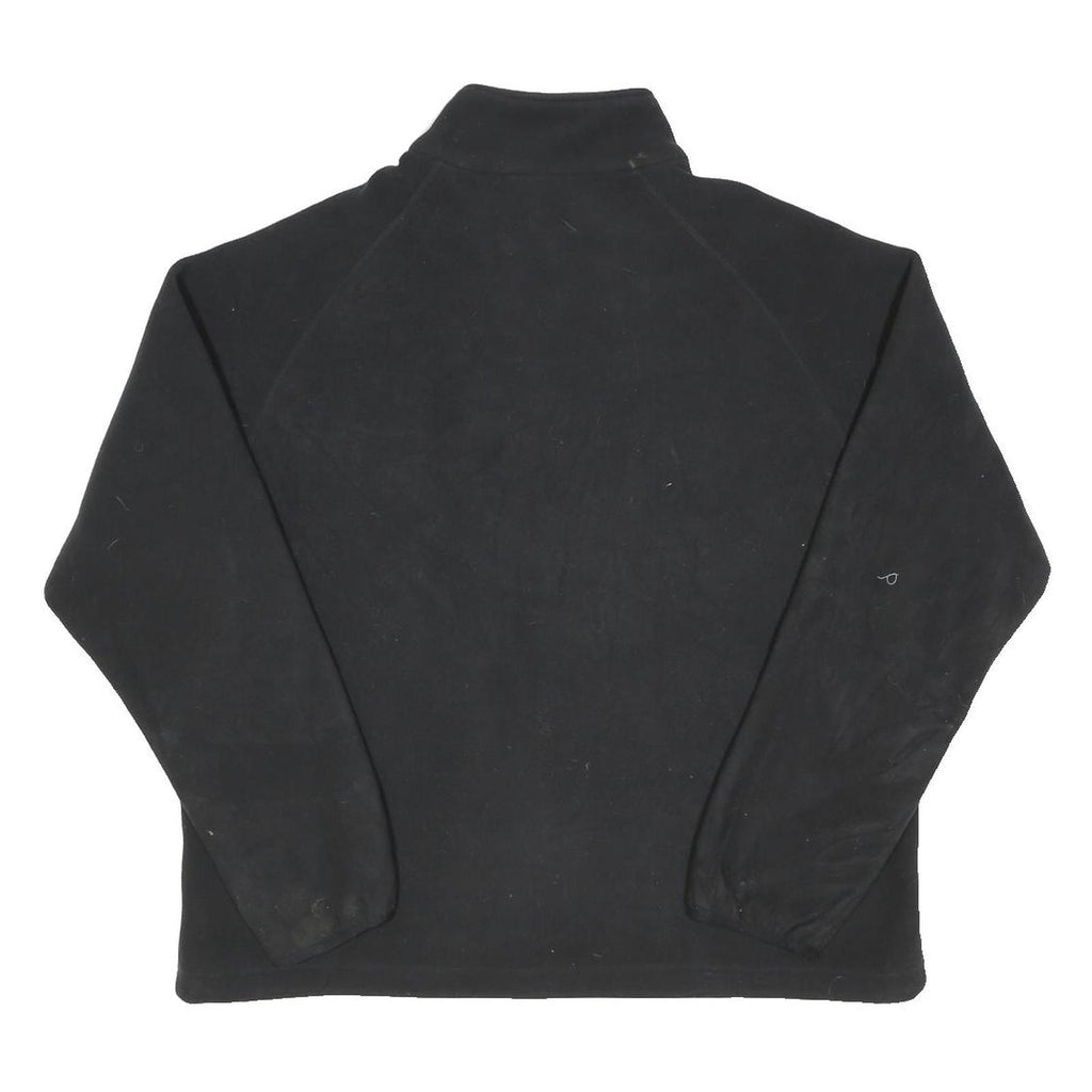 TIMBERLAND Mens Black Zip Jacket XL Polyester Blend Plain Casual Outdoor Warm