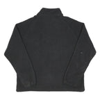 TIMBERLAND Mens Black Zip Jacket XL Polyester Blend Plain Casual Outdoor Warm