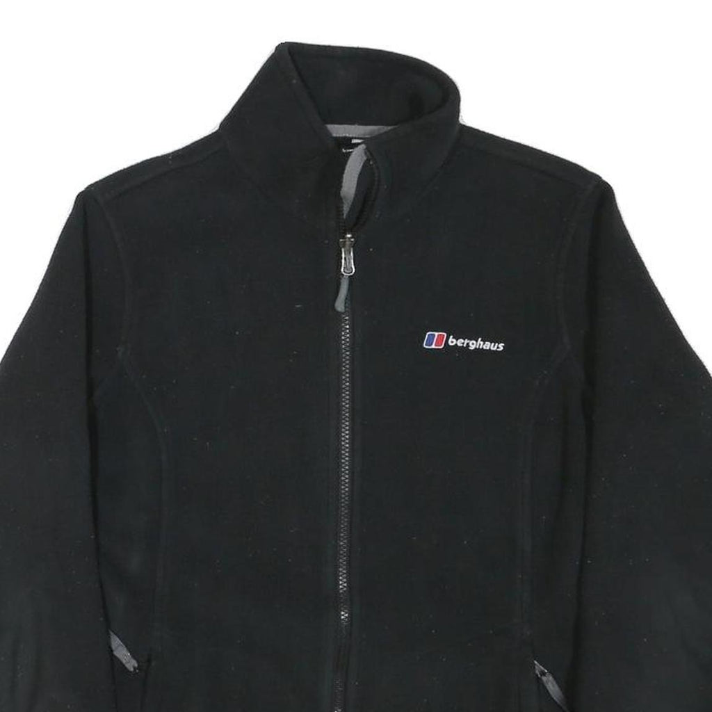 BERGHAUS Womens Black Classic Zip Jacket M Polyester Blend Outdoor Fleece Hiking