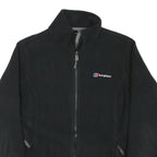 BERGHAUS Womens Black Classic Zip Jacket M Polyester Blend Outdoor Fleece Hiking
