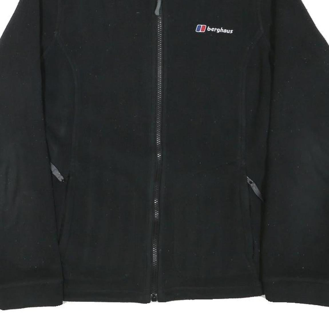 BERGHAUS Womens Black Classic Zip Jacket M Polyester Blend Outdoor Fleece Hiking