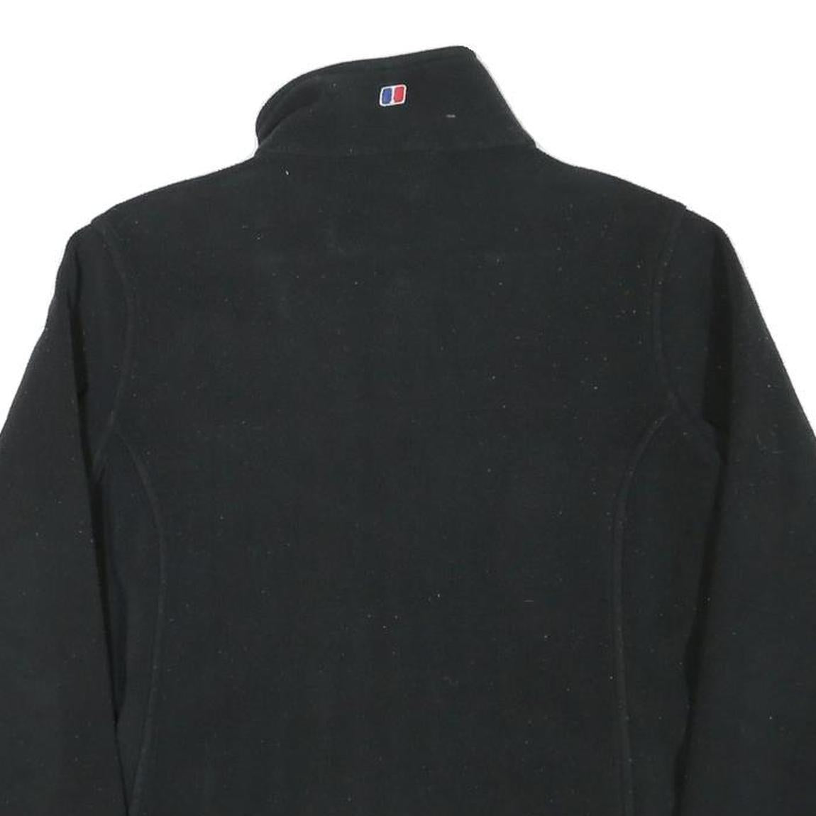 BERGHAUS Womens Black Classic Zip Jacket M Polyester Blend Outdoor Fleece Hiking