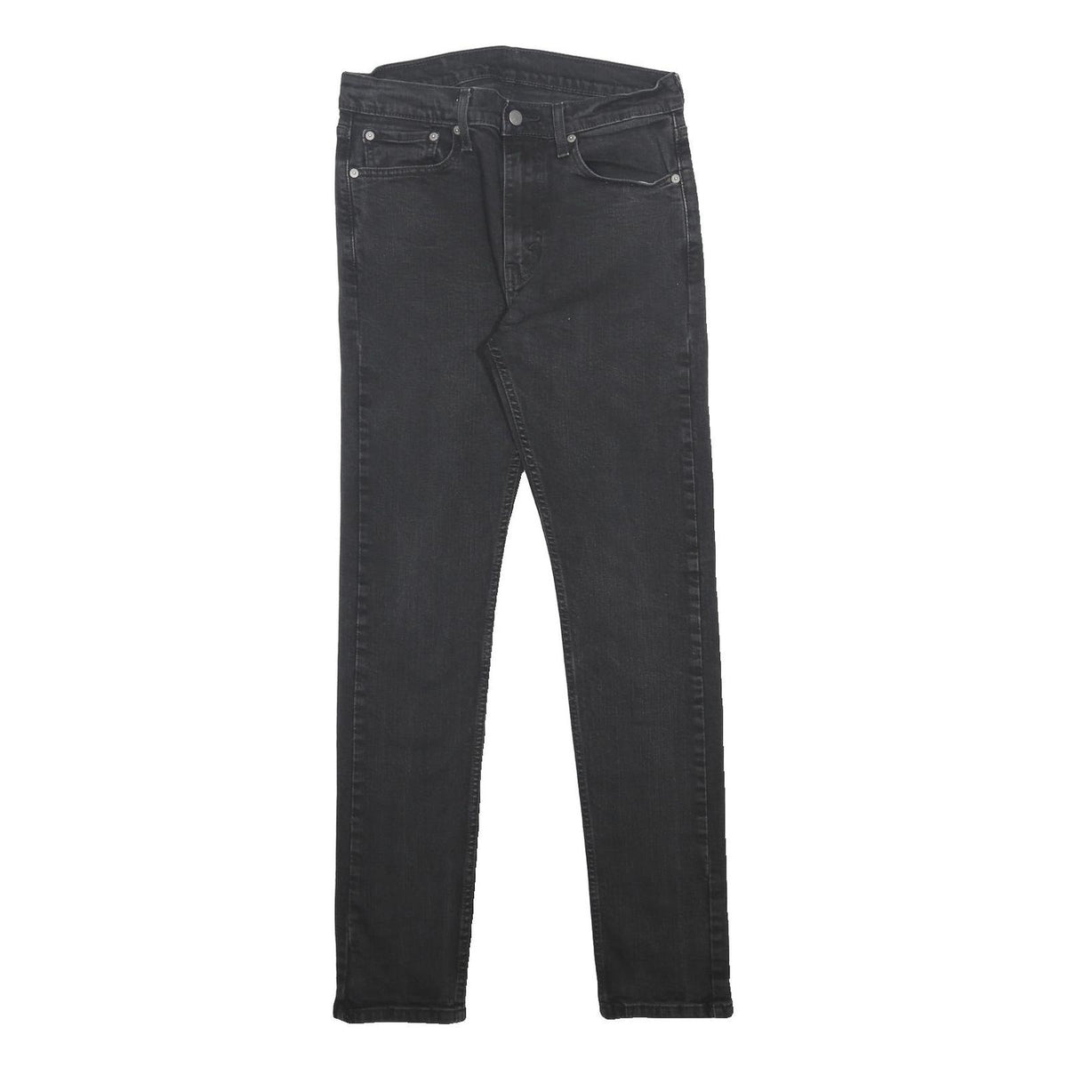 LEVI'S 510 Mens Jeans Black Slim Skinny Denim Medium W32 L31 Stretch Cotton