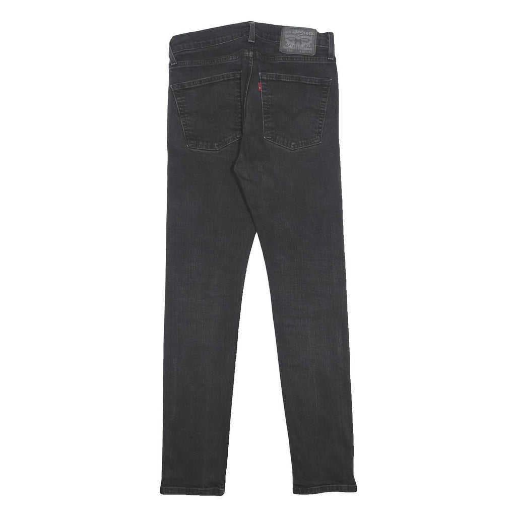 LEVI'S 510 Mens Jeans Black Slim Skinny Denim Medium W32 L31 Stretch Cotton