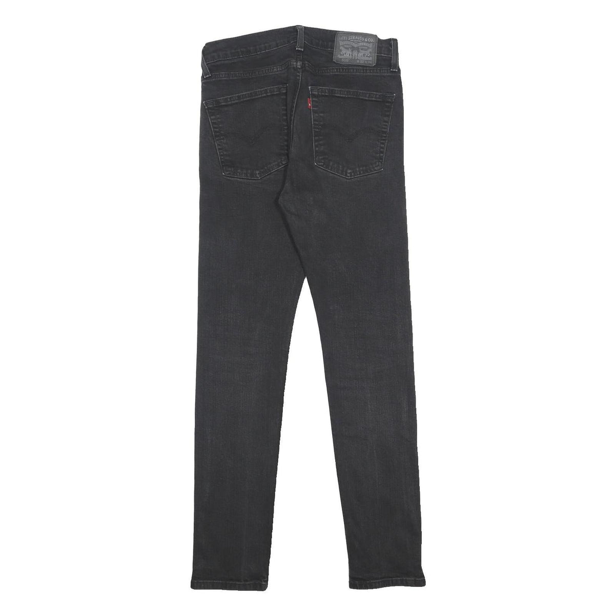 LEVI'S 510 Mens Jeans Black Slim Skinny Denim Medium W32 L31 Stretch Cotton