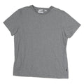 CALVIN KLEIN Mens Grey Plain T-Shirt L Short Sleeve Crew Neck Casual Wear
