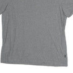 CALVIN KLEIN Mens Grey Plain T-Shirt L Short Sleeve Crew Neck Casual Wear
