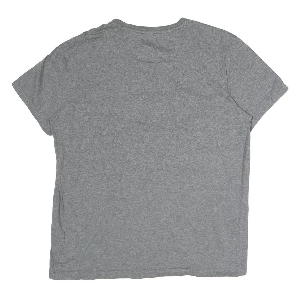 CALVIN KLEIN Mens Grey Plain T-Shirt L Short Sleeve Crew Neck Casual Wear