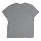 CALVIN KLEIN Mens Grey Plain T-Shirt L Short Sleeve Crew Neck Casual Wear