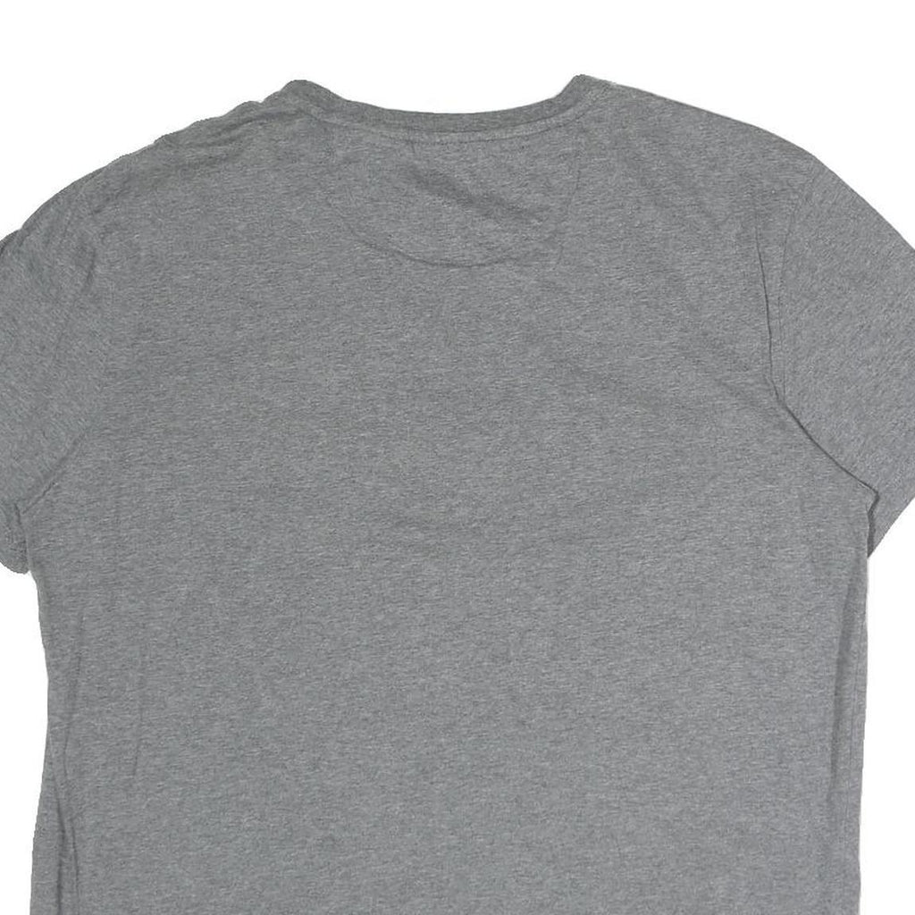CALVIN KLEIN Mens Grey Plain T-Shirt L Short Sleeve Crew Neck Casual Wear