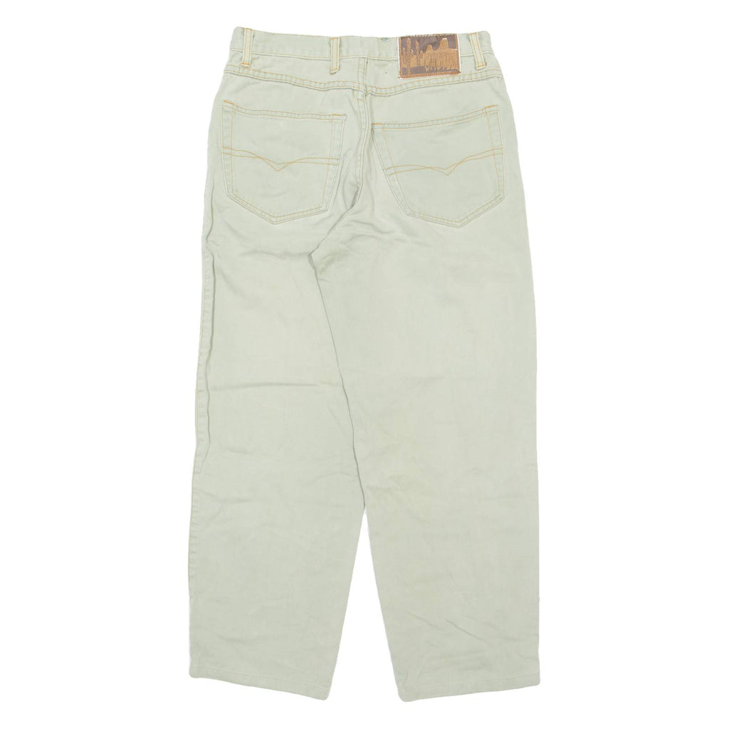 CACTUS Womens Jeans Green Regular Tapered W28 L26