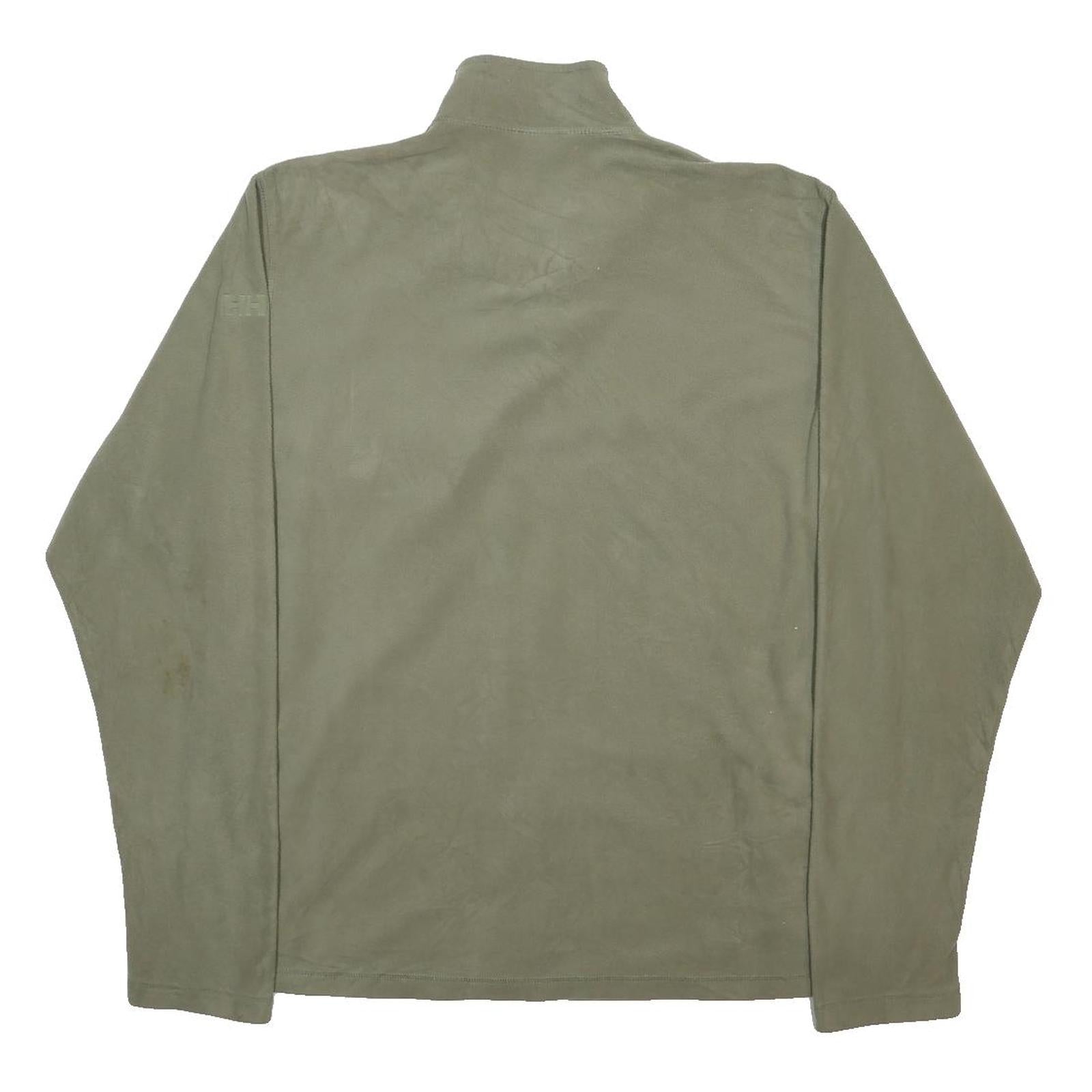 HELLY HANSEN Mens Green Jacket 2XL Polyester Zip Lightweight Casual Outdoor