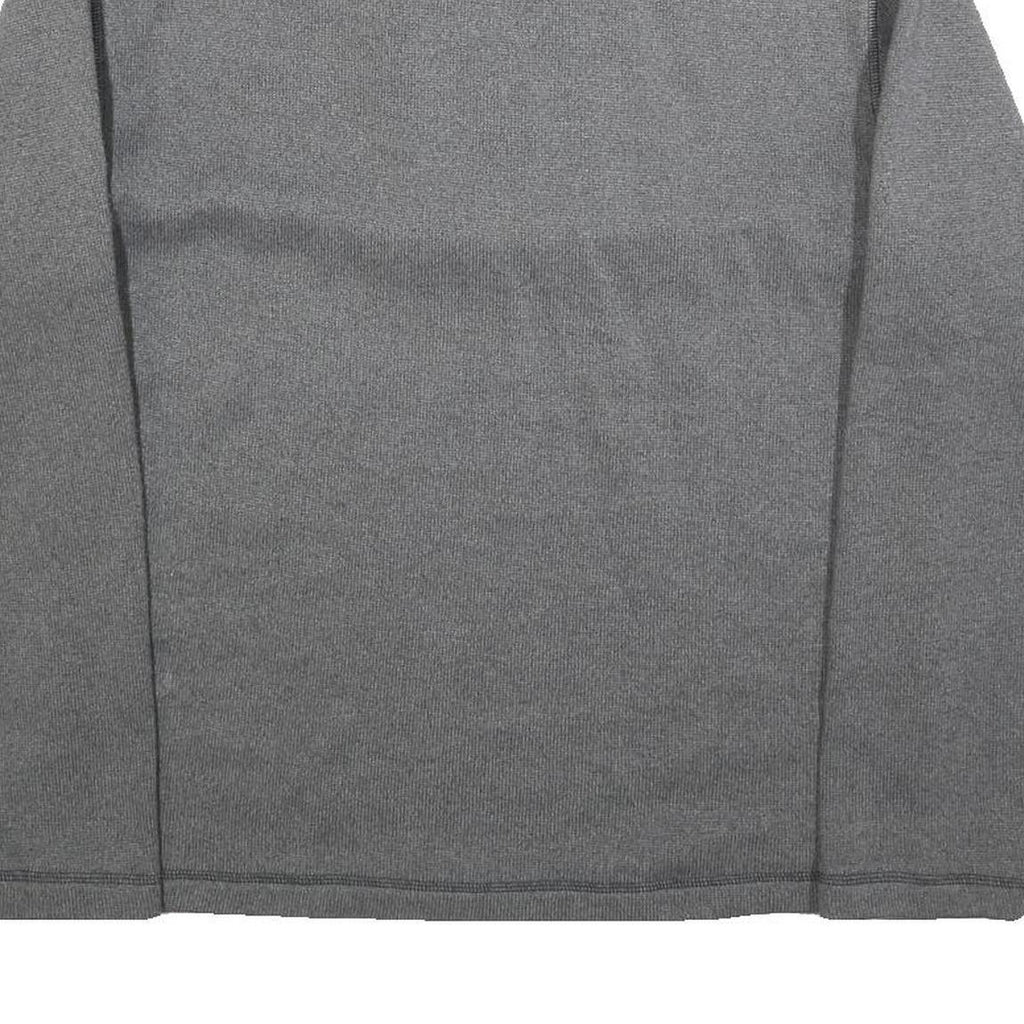 HARLEY DAVIDSON Mens Grey Plain Pullover Crew Neck Basic Knit M Jumper Polyester