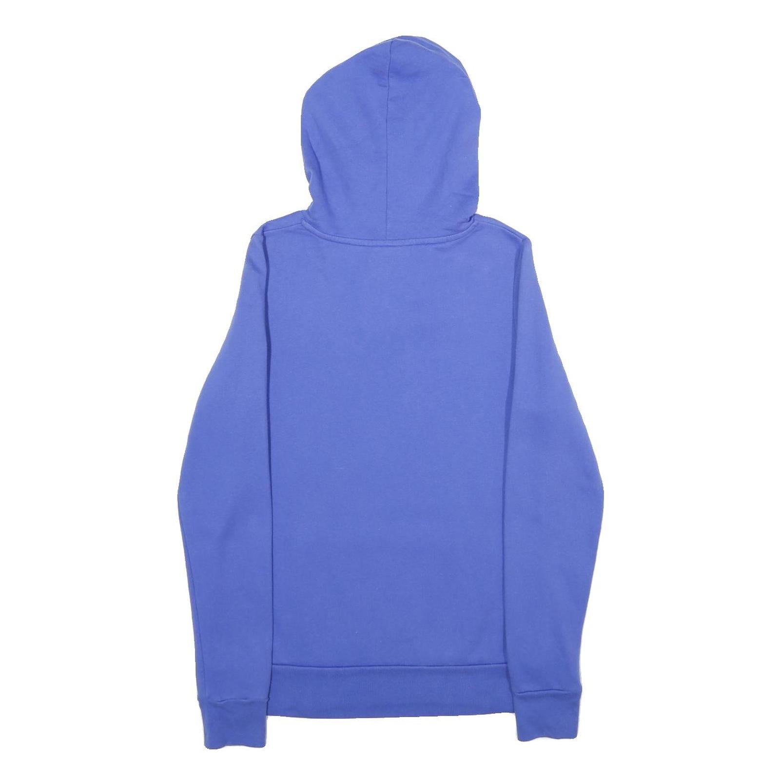 CHAMPION Womens Blue SCAD Print Pullover Hoodie M Cotton Blend Casual